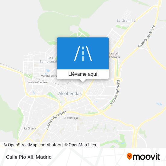 Mapa Calle Pío XII