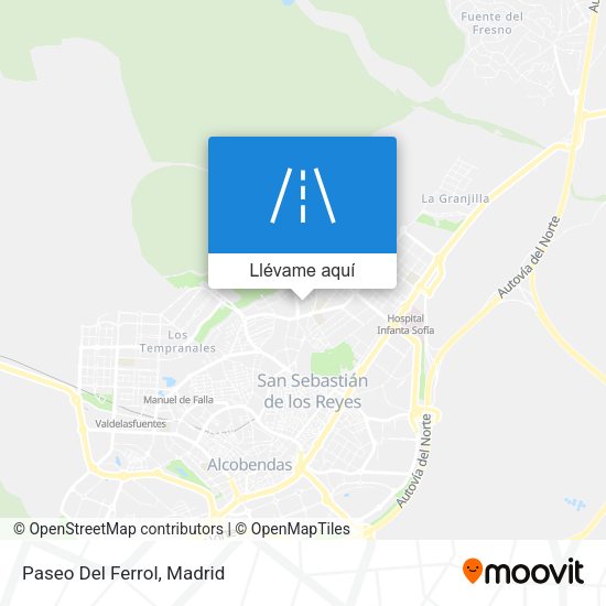 Mapa Paseo Del Ferrol