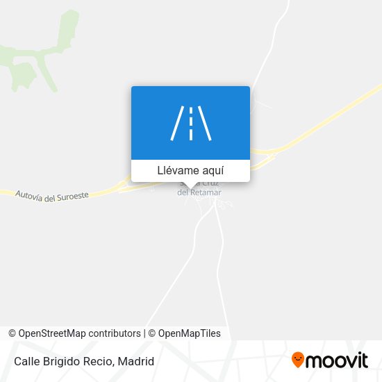 Mapa Calle Brigido Recio