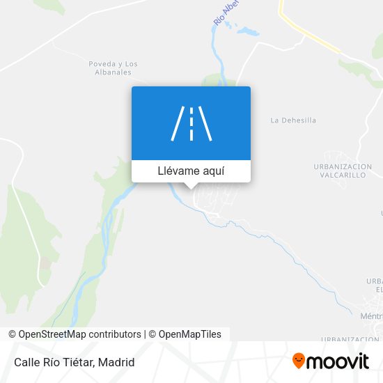 Mapa Calle Río Tiétar