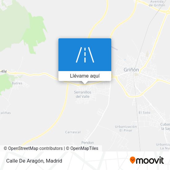 Mapa Calle De Aragón