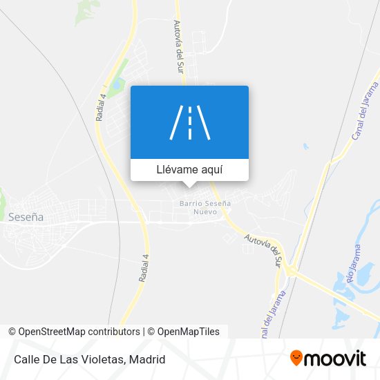 Mapa Calle De Las Violetas