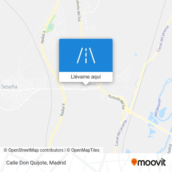 Mapa Calle Don Quijote