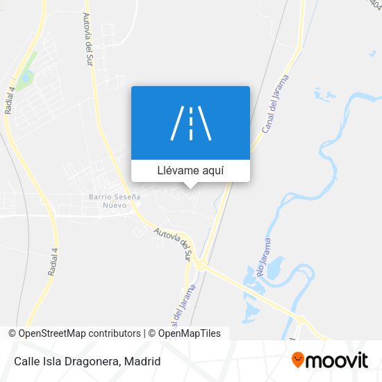 Mapa Calle Isla Dragonera