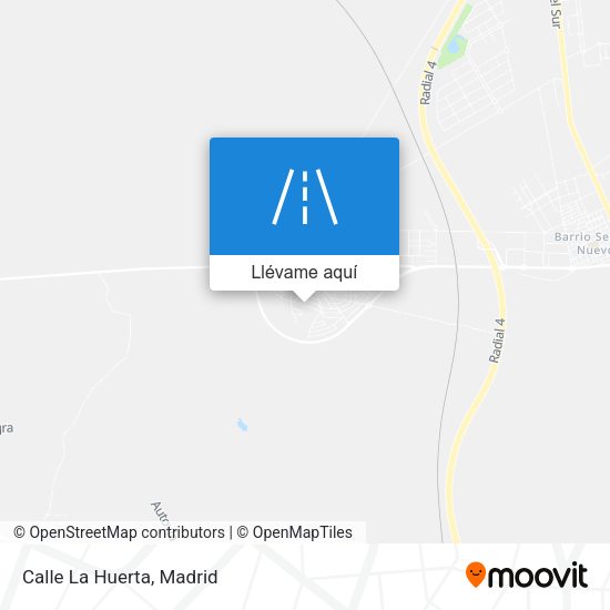 Mapa Calle La Huerta