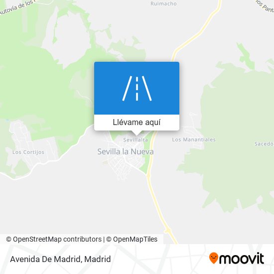 Mapa Avenida De Madrid