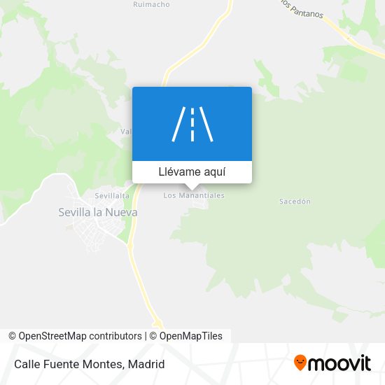 Mapa Calle Fuente Montes