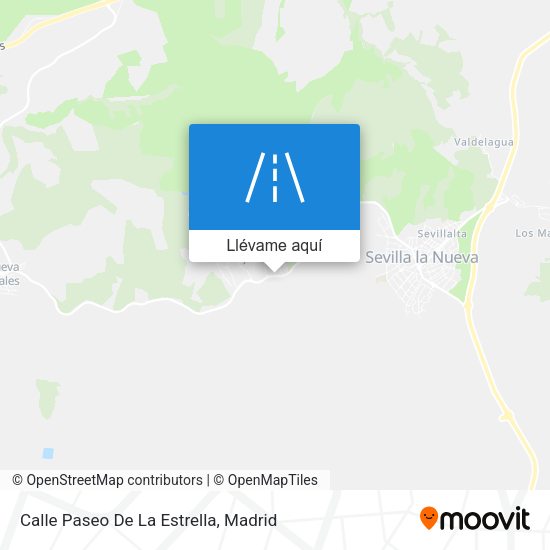 Mapa Calle Paseo De La Estrella