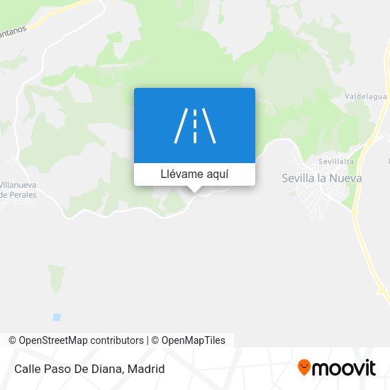 Mapa Calle Paso De Diana