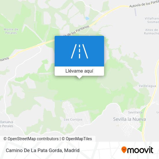 Mapa Camino De La Pata Gorda
