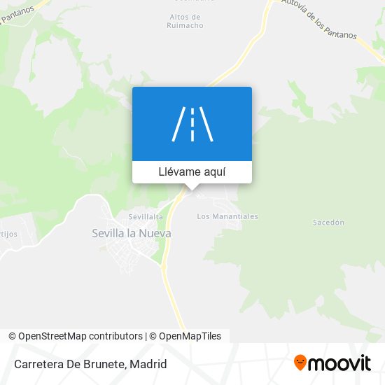 Mapa Carretera De Brunete
