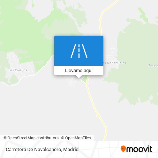 Mapa Carretera De Navalcanero