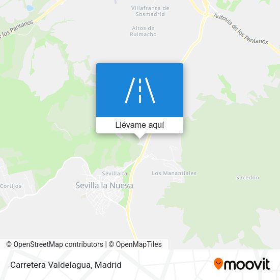 Mapa Carretera Valdelagua