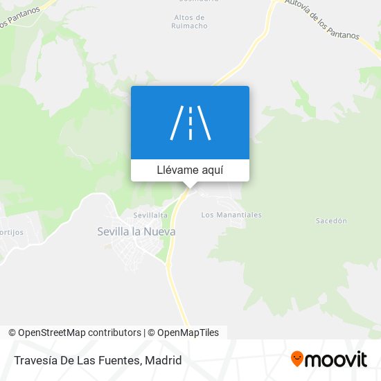 Mapa Travesía De Las Fuentes