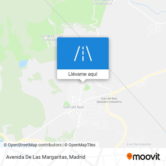 Mapa Avenida De Las Margaritas
