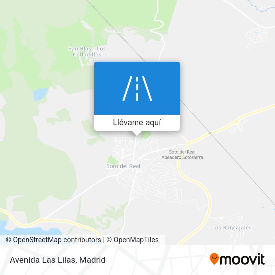 Mapa Avenida Las Lilas
