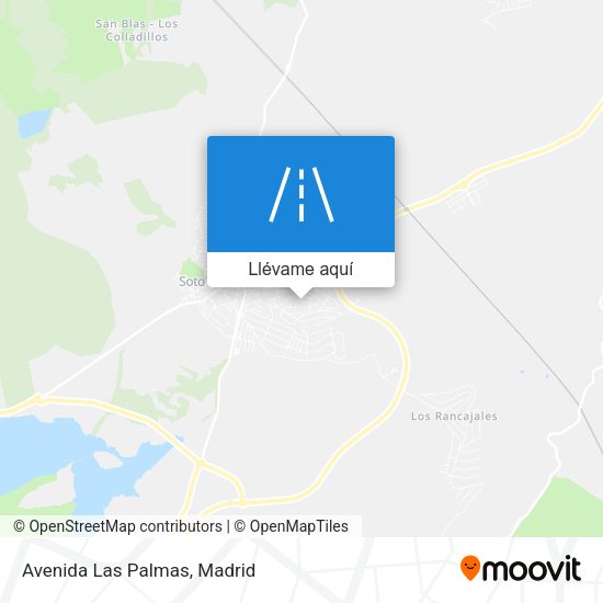 Mapa Avenida Las Palmas
