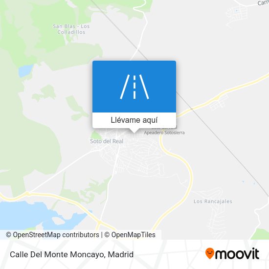Mapa Calle Del Monte Moncayo