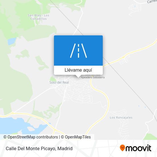Mapa Calle Del Monte Picayo