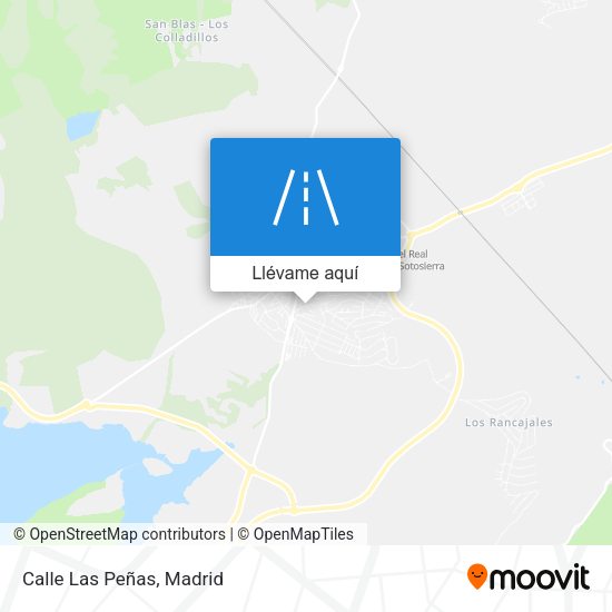 Mapa Calle Las Peñas