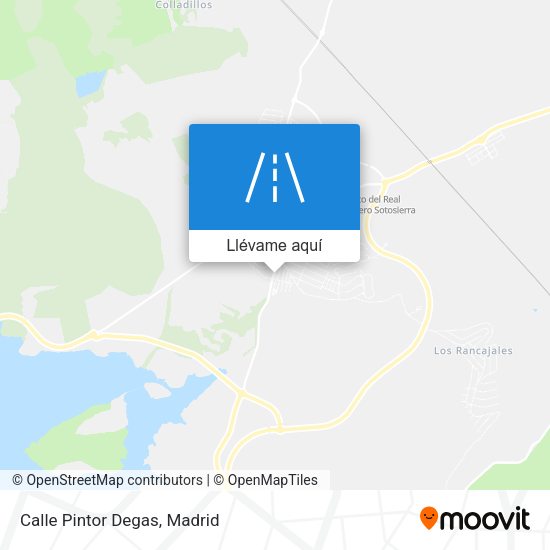Mapa Calle Pintor Degas