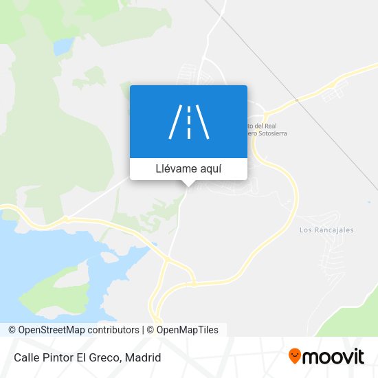 Mapa Calle Pintor El Greco