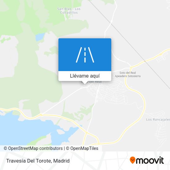 Mapa Travesía Del Torote