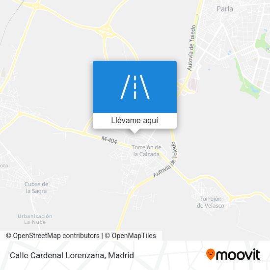 Mapa Calle Cardenal Lorenzana