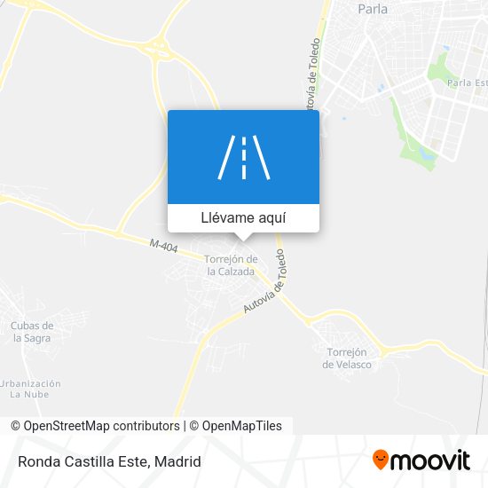 Mapa Ronda Castilla Este