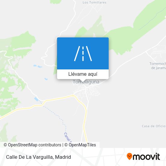 Mapa Calle De La Varguilla