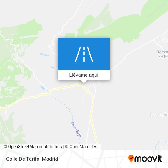 Mapa Calle De Tarifa