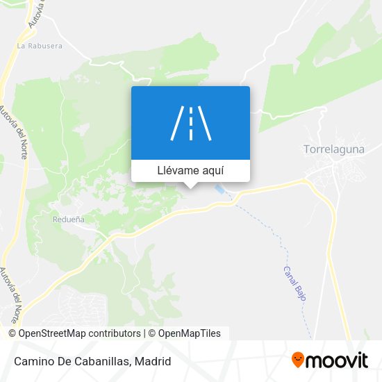Mapa Camino De Cabanillas
