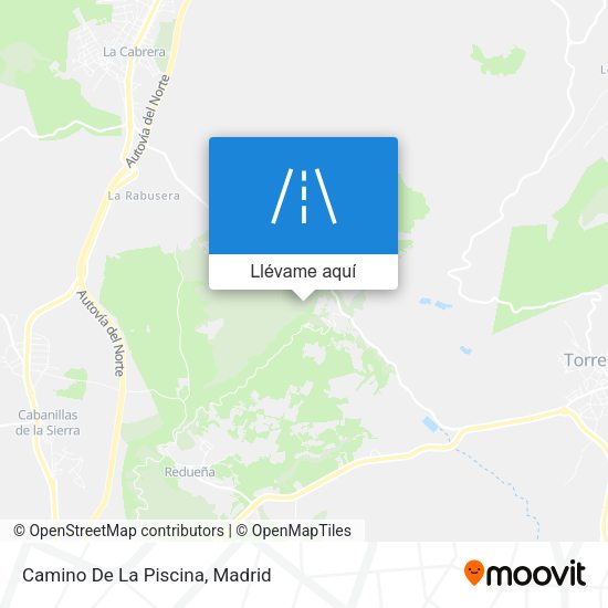 Mapa Camino De La Piscina