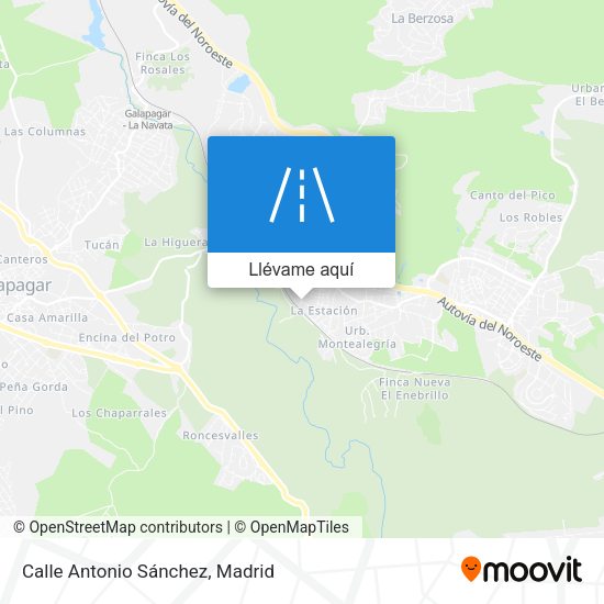 Mapa Calle Antonio Sánchez