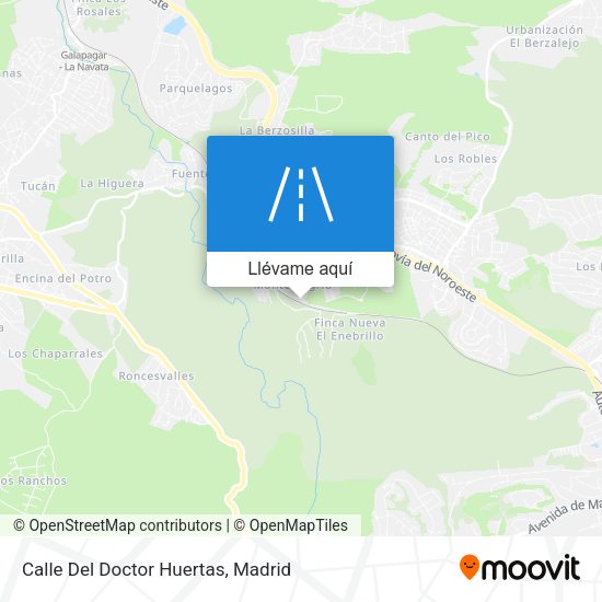 Mapa Calle Del Doctor Huertas