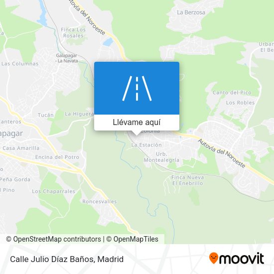 Mapa Calle Julio Díaz Baños
