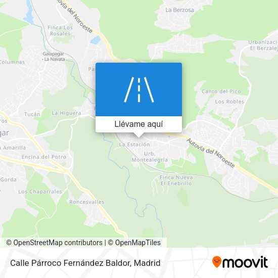 Mapa Calle Párroco Fernández Baldor