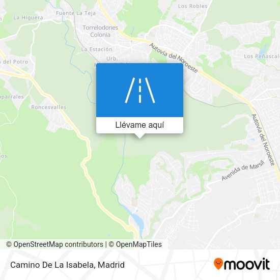 Mapa Camino De La Isabela