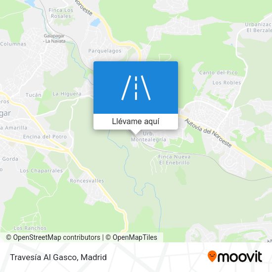 Mapa Travesía Al Gasco