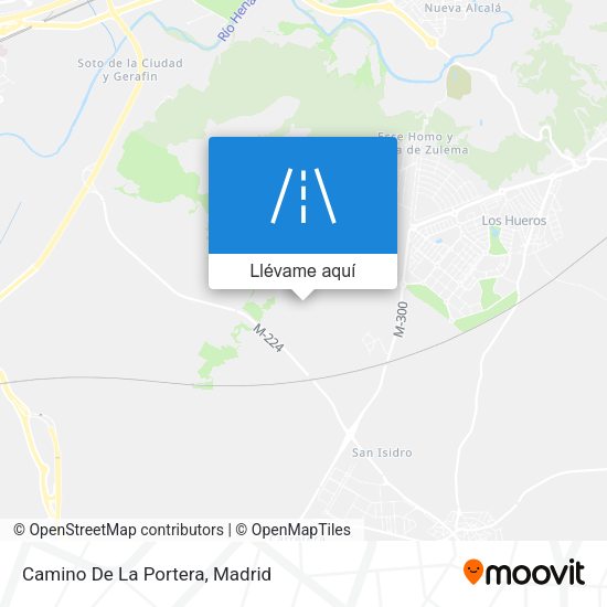 Mapa Camino De La Portera