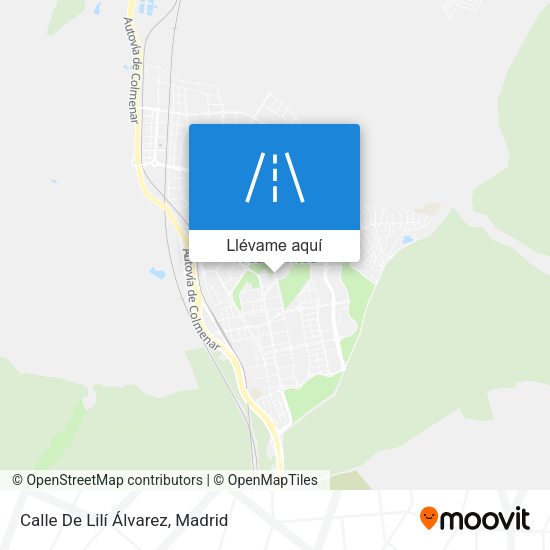 Mapa Calle De Lilí Álvarez