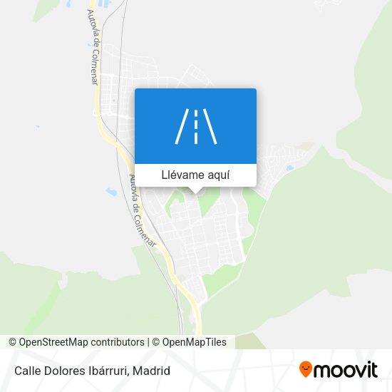 Mapa Calle Dolores Ibárruri