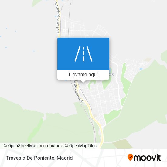 Mapa Travesía De Poniente