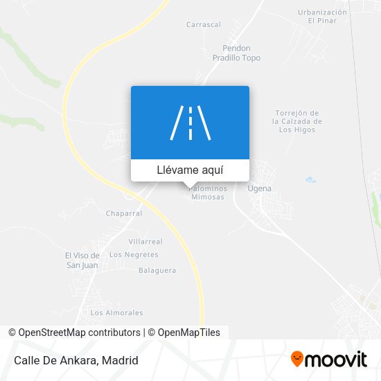 Mapa Calle De Ankara