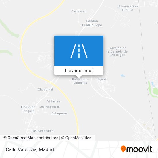Mapa Calle Varsovia