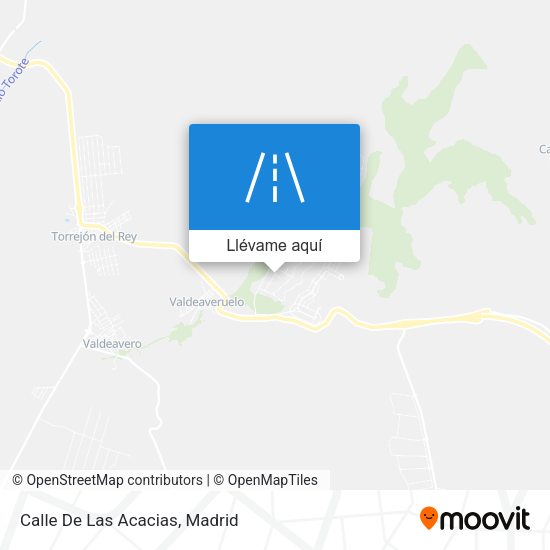 Mapa Calle De Las Acacias