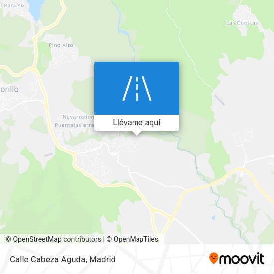 Mapa Calle Cabeza Aguda