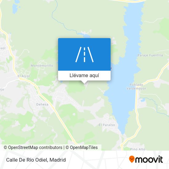 Mapa Calle De Río Odiel
