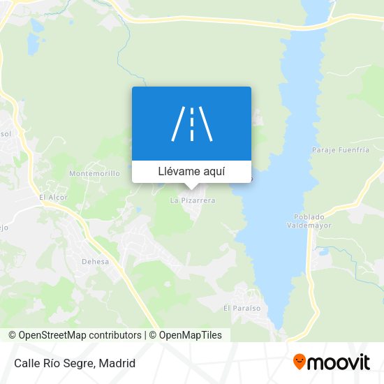 Mapa Calle Río Segre