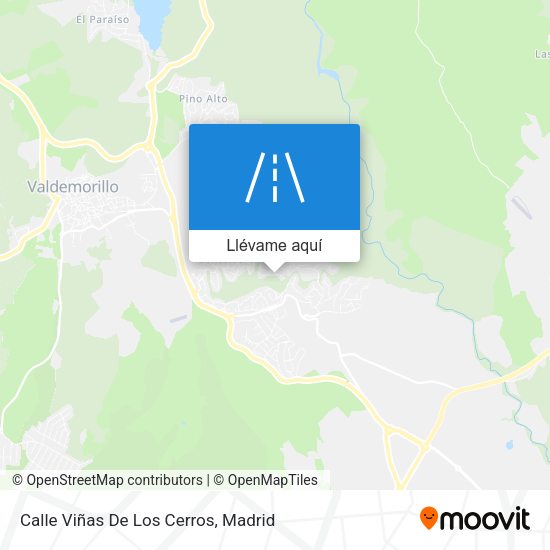 Mapa Calle Viñas De Los Cerros